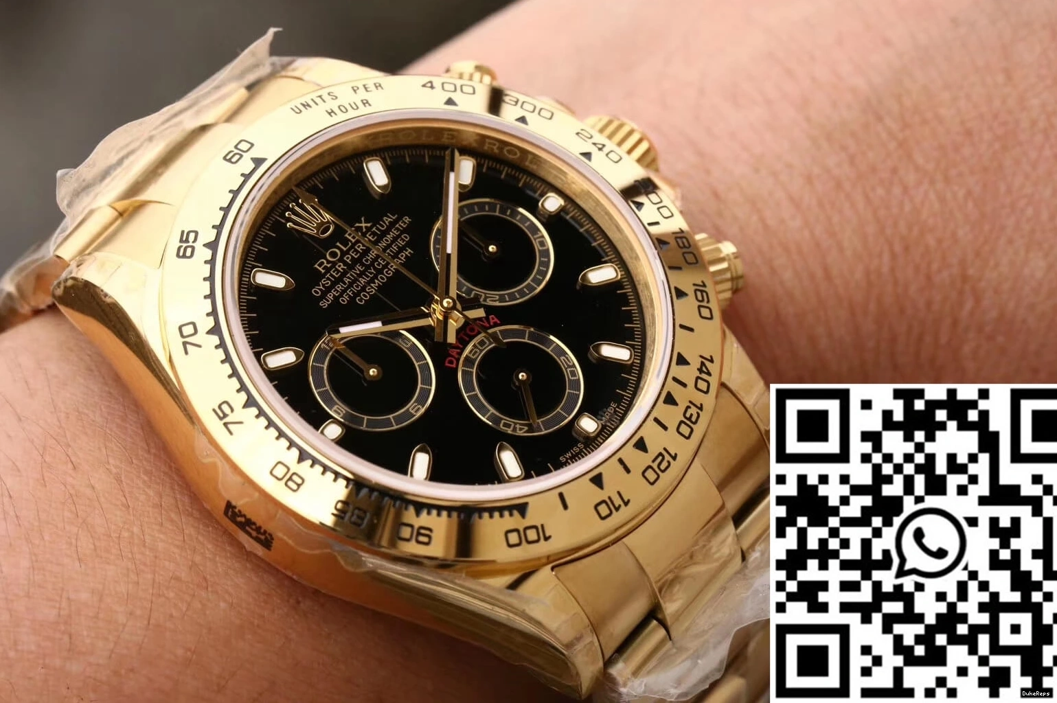 Yellow Daytona Gold Dial M116508-0004 Rolex Black JH Factory Cosmograph 0206